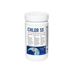Chlor 50 schnelllösliche Tabletten 20gr, 1kg Dose