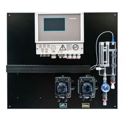 Poolmanager 4Plus pH/Redox PP mit 2 Stenner Pumpen und Sauglanzen