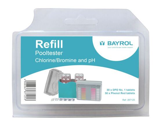 Tabletten Nachfüllsatz für Pooltester pH/Cl