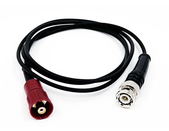 Sondenkabel, vergoldet für extra kleinen Wiederstand, 2m, für pH & Redox Sonde mit Steckkopf für AcBasic